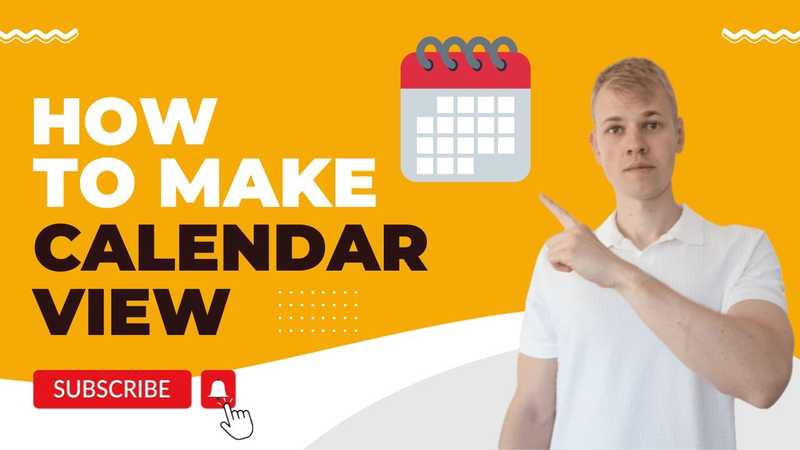 How to Make Calendar View with React