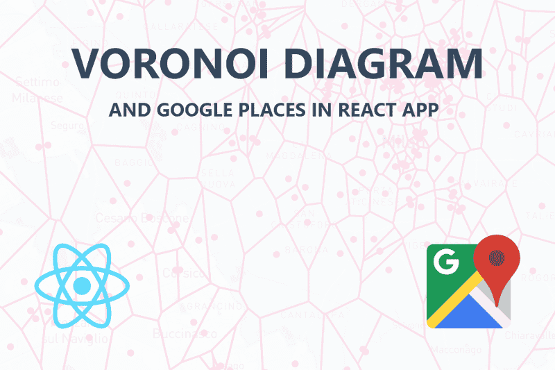 Voronoi Diagram of Google Map Places