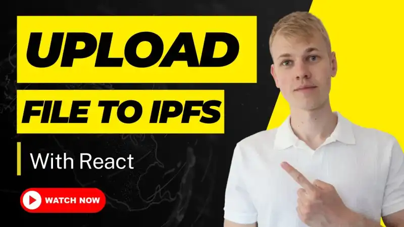 How to Upload files to IPFS with React