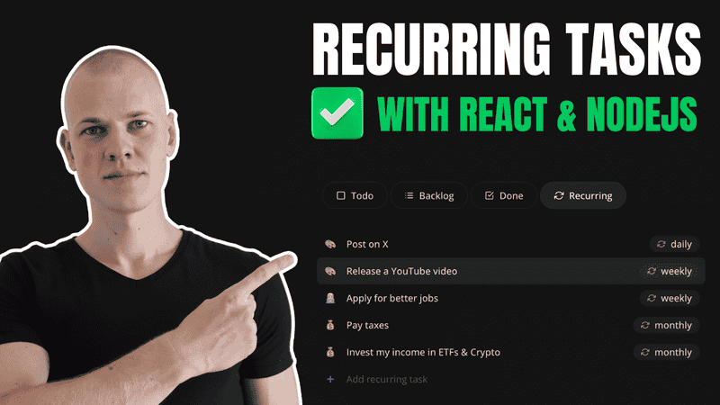Building Recurring Task Feature with React, TypeScript, and Node.js