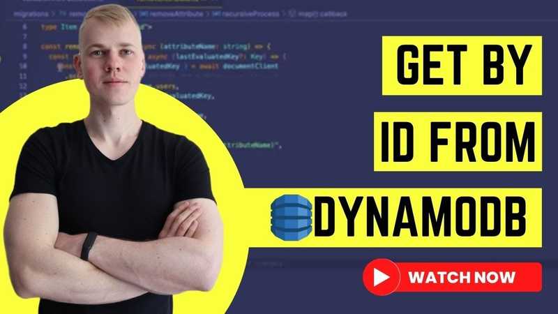 How to Get Item by ID From Dynamodb Table with TypeScript?