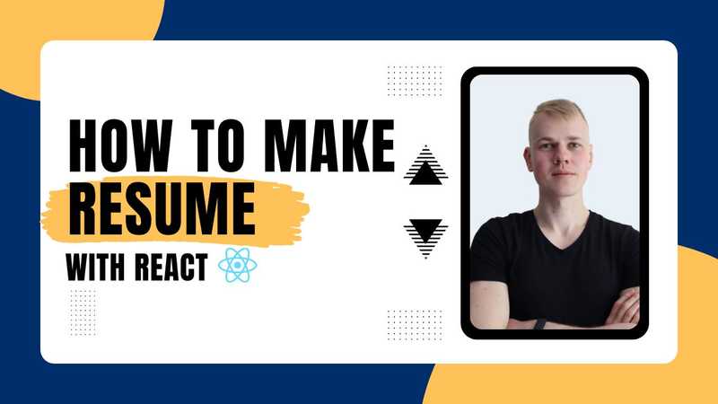 How To Make Resume With React