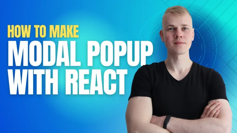 How to Make Modal Popup Component with React