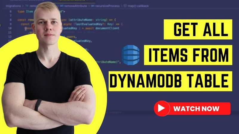 Get All Items From DynamoDB Table with TypeScript