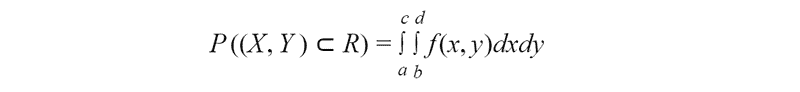 probability of falling into rectangle