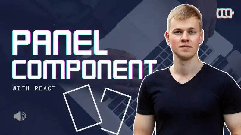 How To Make Panel (Card) Component With React + Expandable Panel